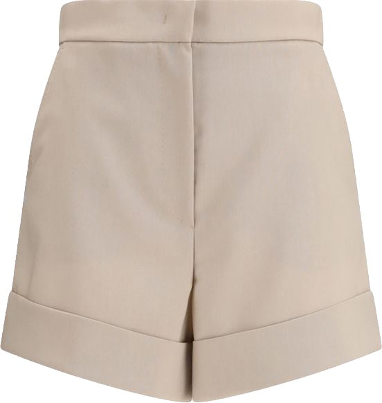 Max Mara Bicolor Wool Bermuda Shorts Divers