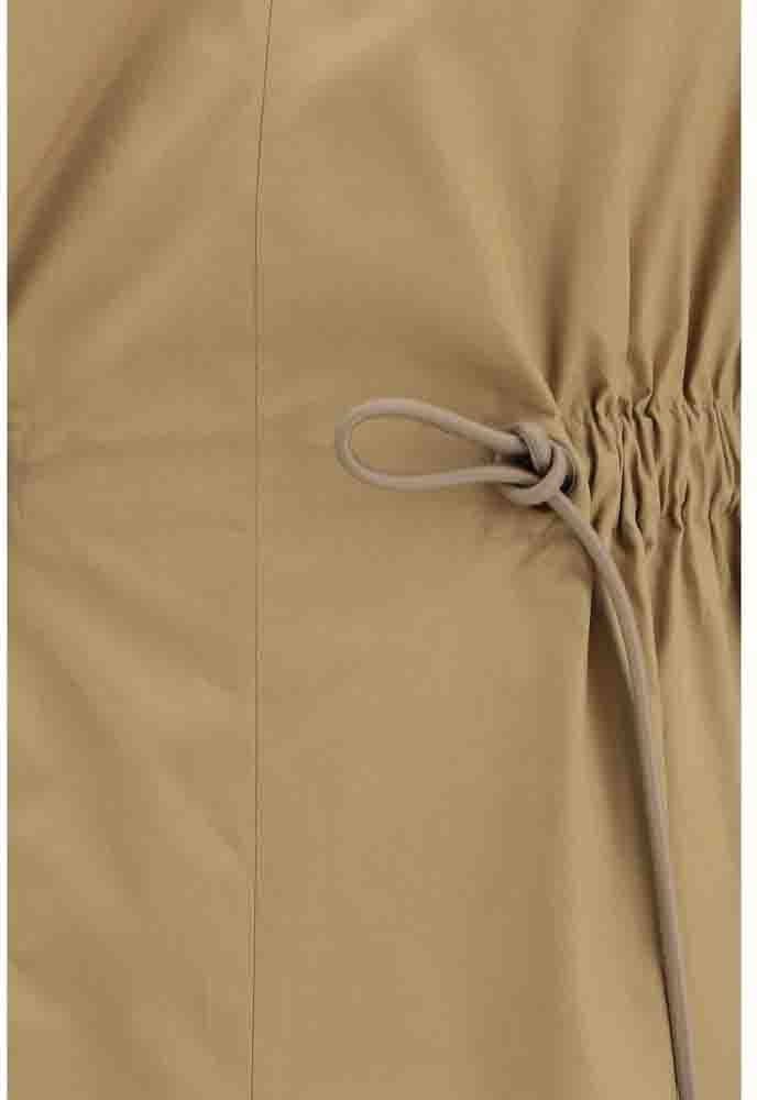 Max Mara Beige Cotton Casual Dress Beige