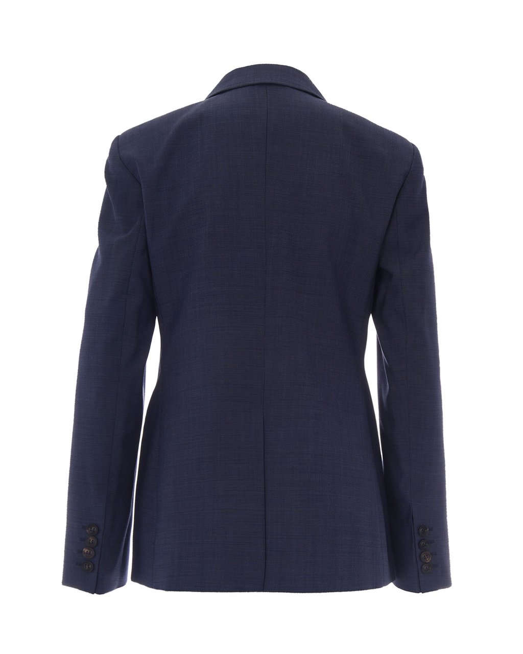Max Mara Double-Breasted Tailored Blazer With Notched Lapels Zwart