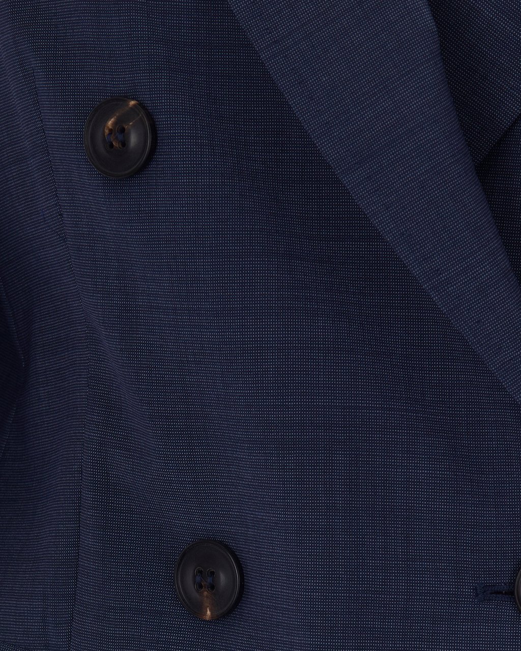Max Mara Double-Breasted Tailored Blazer With Notched Lapels Zwart