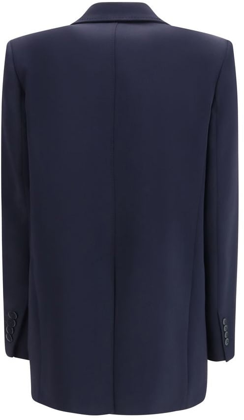 Max Mara Blue Triacetate Blazer Blauw