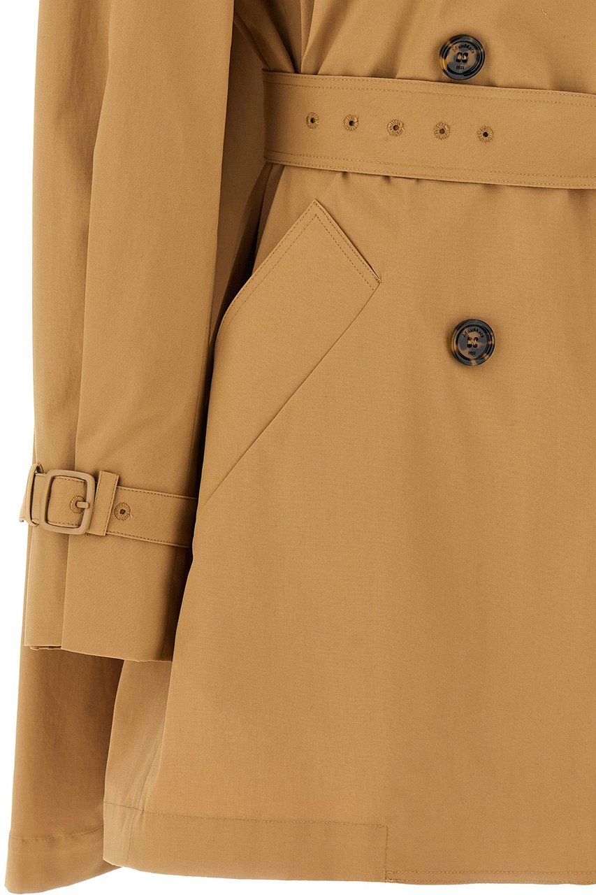 Max Mara Brown Cotton Coat Bruin