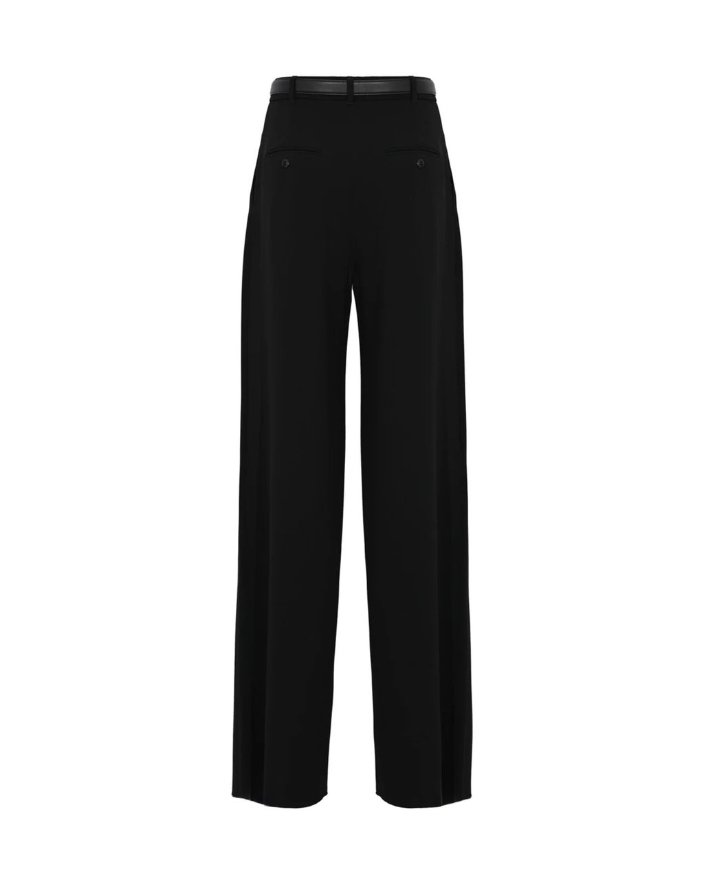 Max Mara High-Waist Wide Leg Trousers With Tailored Details Zwart