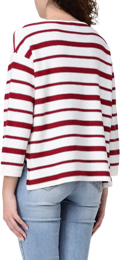 Max Mara Crew Neck Sleeve Sweater Wit
