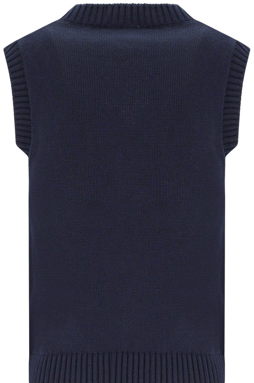 Max Mara MM MAX MARA SCAFATI KNITTED VEST Blauw