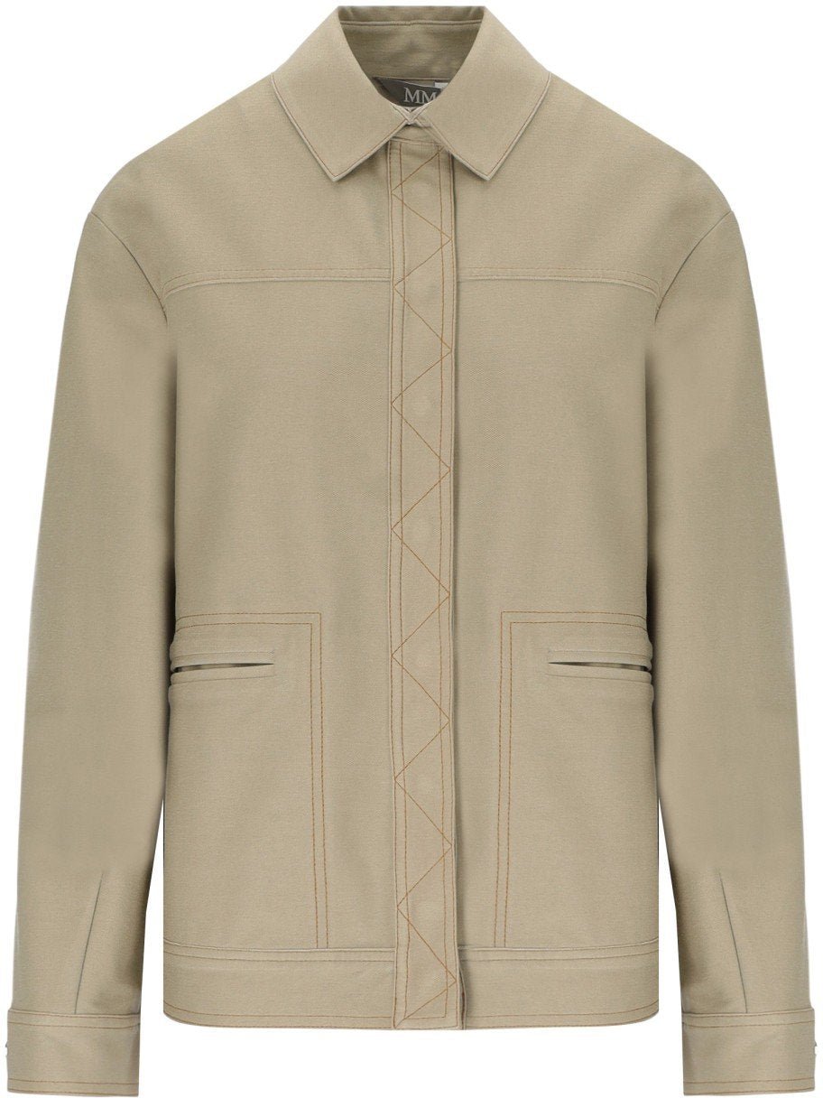 Max Mara MM MAX MARA LEPRE DENIM EFFECT JACKET Beige