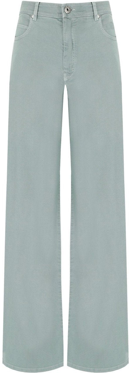 Max Mara MAX MARA WEEKEND MEDINA ANICE WIDE LEG JEANS Lichtblauw