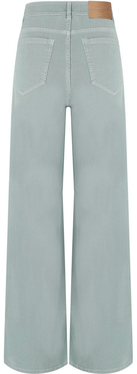 Max Mara MAX MARA WEEKEND MEDINA ANICE WIDE LEG JEANS Lichtblauw