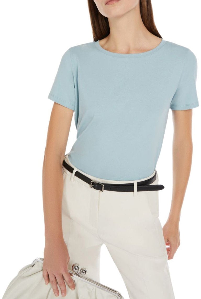 Max Mara MAX MARA WEEKEND MULTIB ANICE T-SHIRT Lichtblauw