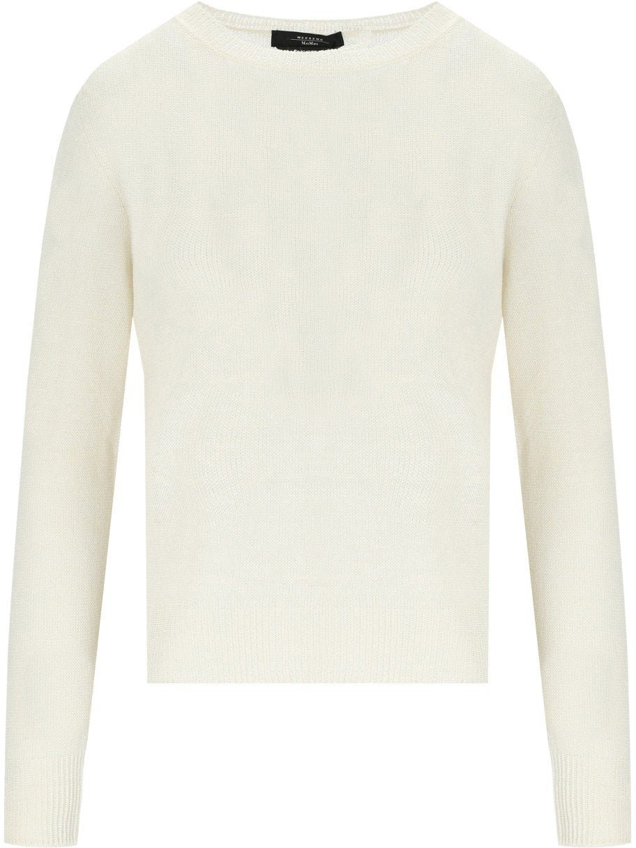 Max Mara MAX MARA WEEKEND AZTECO CREWNECK SWEATER Wit