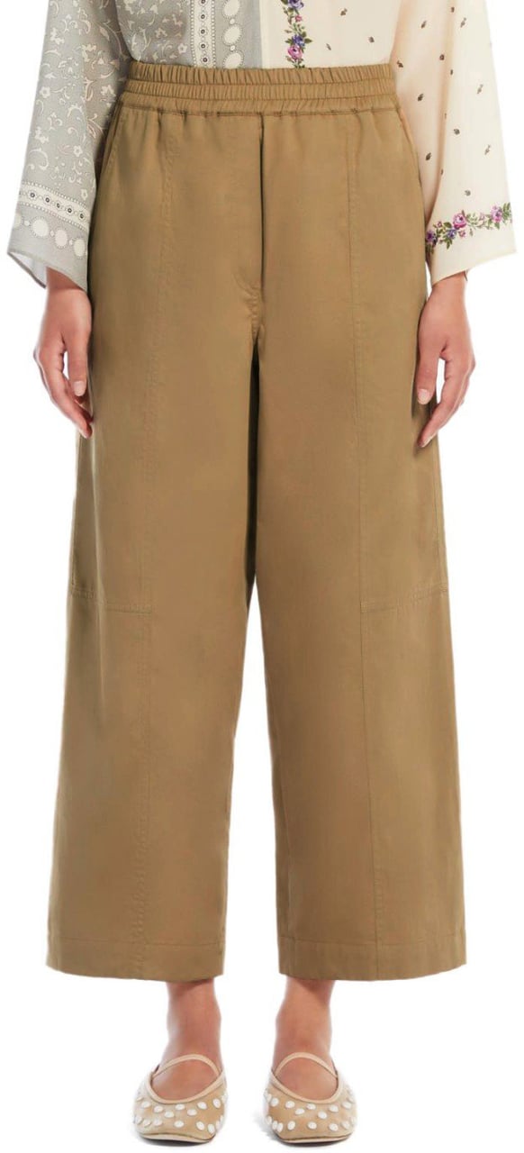 Max Mara MAX MARA WEEKEND MILVA TERRA CROPPED PANTS Bruin