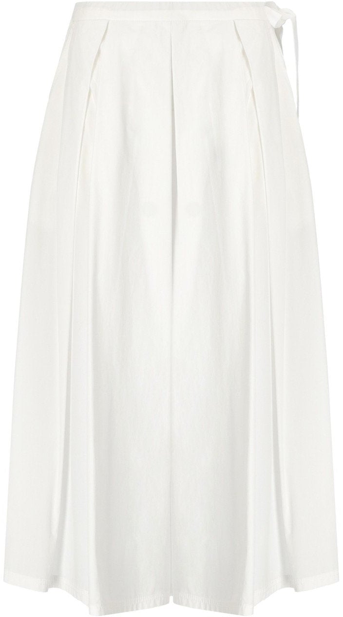 Max Mara MAX MARA WEEKEND FOLK MIDI SKIRT Wit