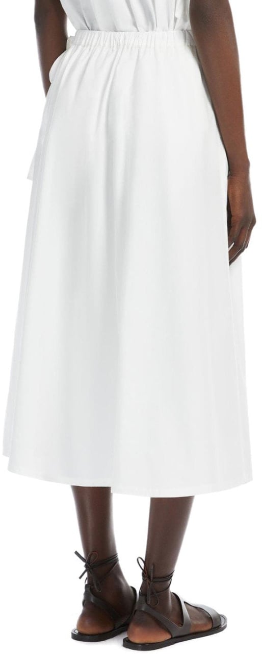 Max Mara MAX MARA WEEKEND FOLK MIDI SKIRT Wit