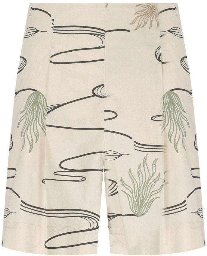 Max Mara MM MAX MARA AGITO SABBIA BERMUDA SHORTS Beige