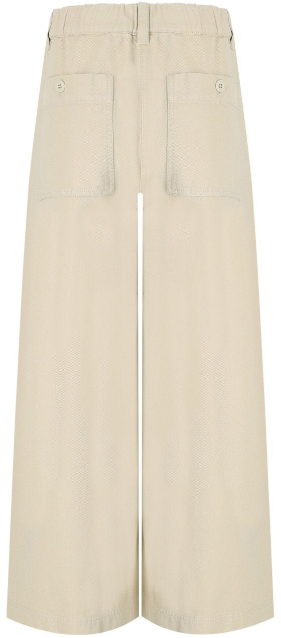 Max Mara MAX MARA WEEKEND DISCO SABBIA WIDE LEG JEANS Beige