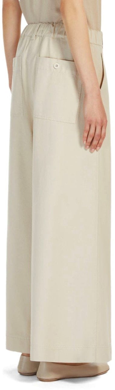 Max Mara MAX MARA WEEKEND DISCO SABBIA WIDE LEG JEANS Beige