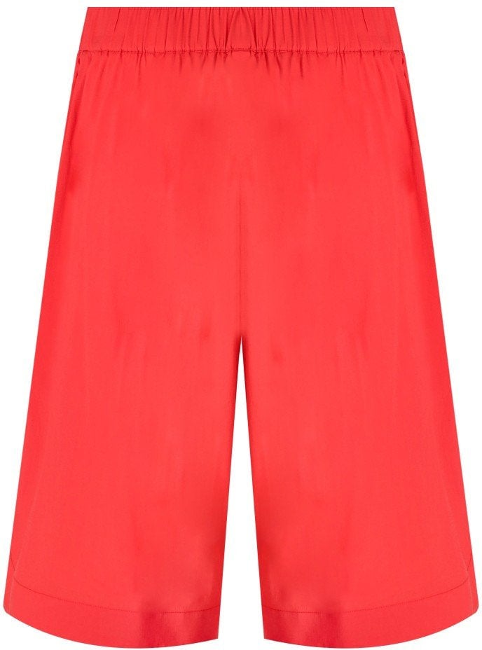 Max Mara MAX MARA BEACHWEAR OLIVETO CORAL BERMUDA SHORTS Rood