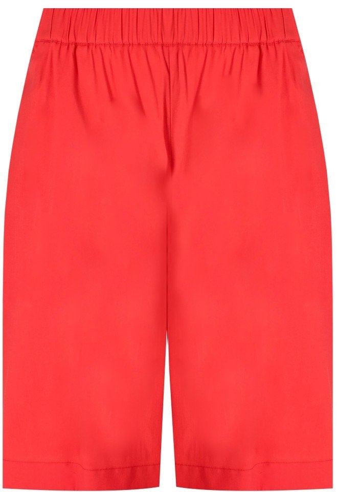 Max Mara MAX MARA BEACHWEAR OLIVETO CORAL BERMUDA SHORTS Rood