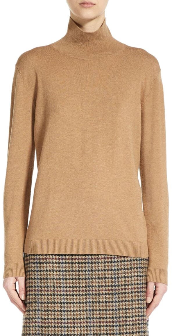Max Mara MAX MARA WEEKEND KIKU CAMEL TURTLENECK SWEATER Beige