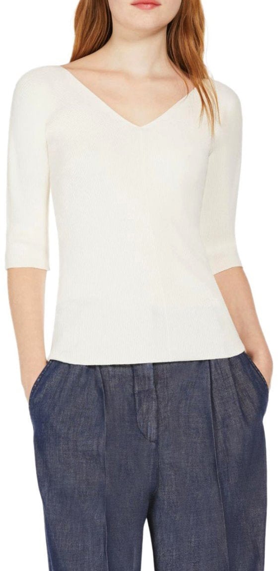 Max Mara MAX MARA WEEKEND OCEANO ECRU TOP Beige