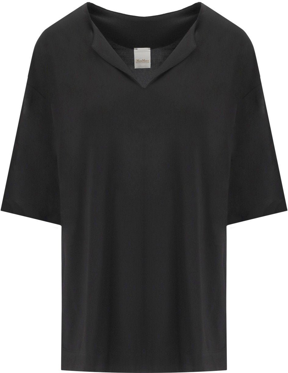 Max Mara MAX MARA BEACHWEAR RIGEL BLOUSE Zwart