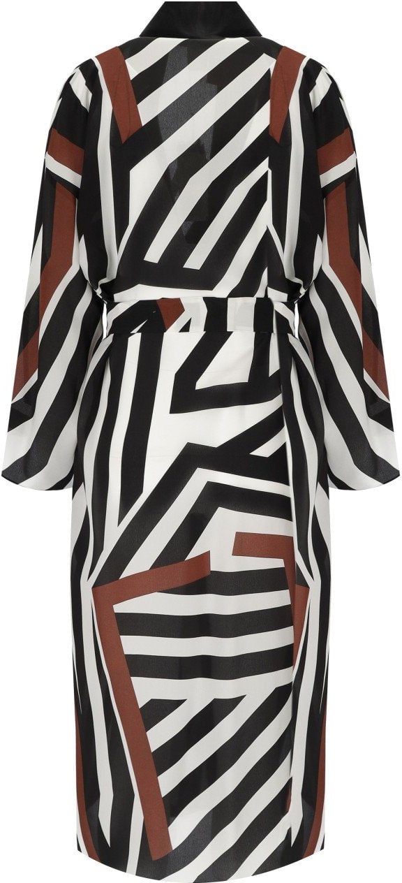 Max Mara MAX MARA BEACHWEAR OVATTE COCOA KAFTAN Bruin