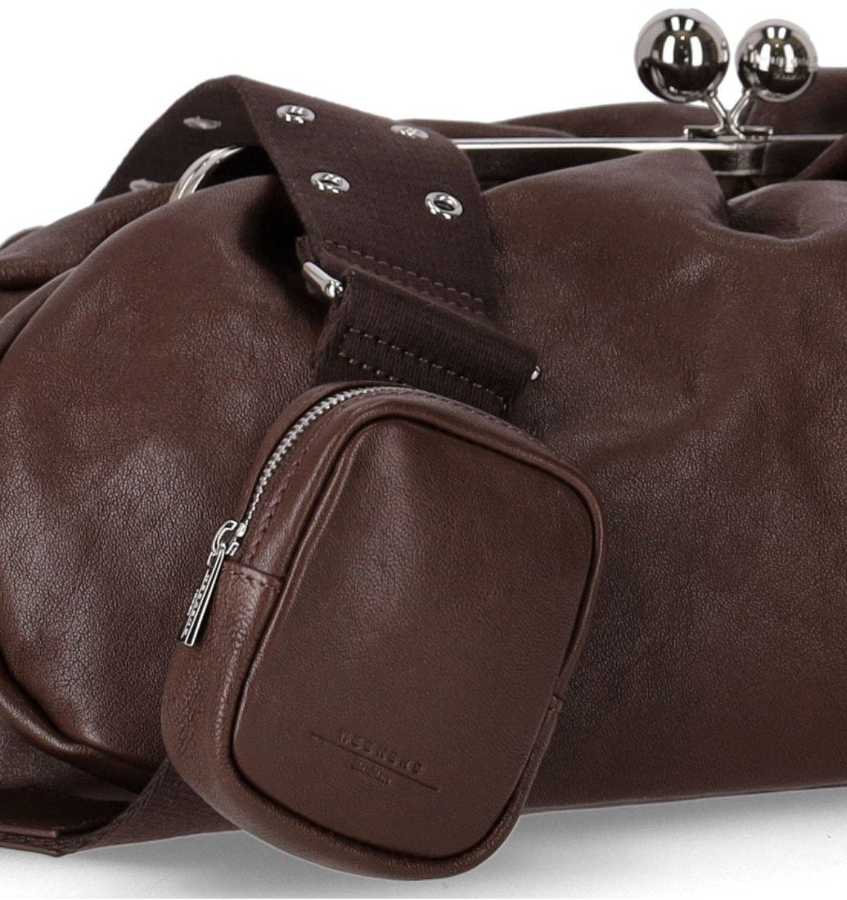 Max Mara MAX MARA WEEKEND PASTICCINO CRISTIN LARGE DARK CLUTCH Bruin