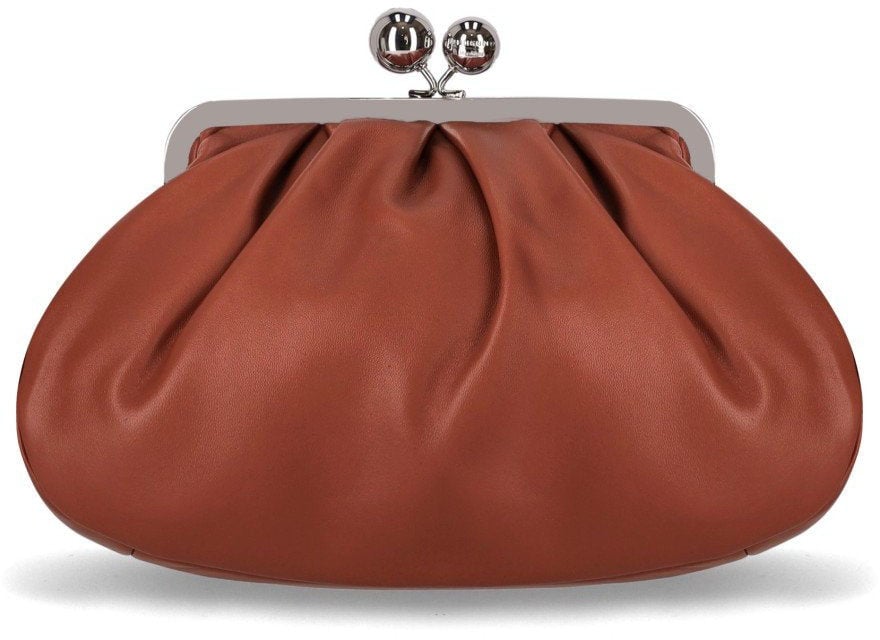 Max Mara MAX MARA WEEKEND PASTICCINO CUBICO MEDIUM COCCIO CLUTCH Rood