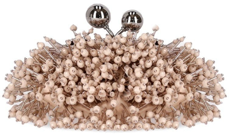 Max Mara MAX MARA WEEKEND PASTICCINO DOTTO NANO CLUTCH Roze