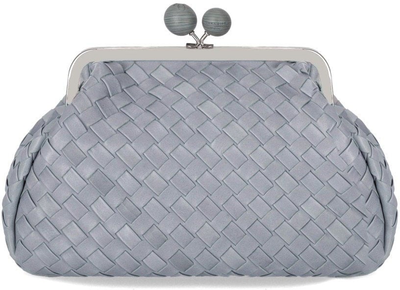 Max Mara MAX MARA WEEKEND PASTICCINO PANCIA MEDIUM NUVOLA CLUTCH Lichtblauw