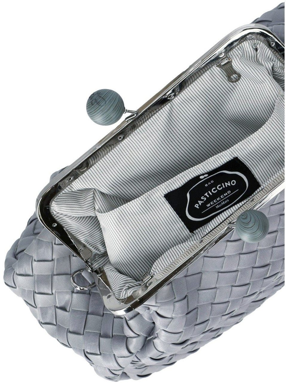Max Mara MAX MARA WEEKEND PASTICCINO PANCIA MEDIUM NUVOLA CLUTCH Lichtblauw
