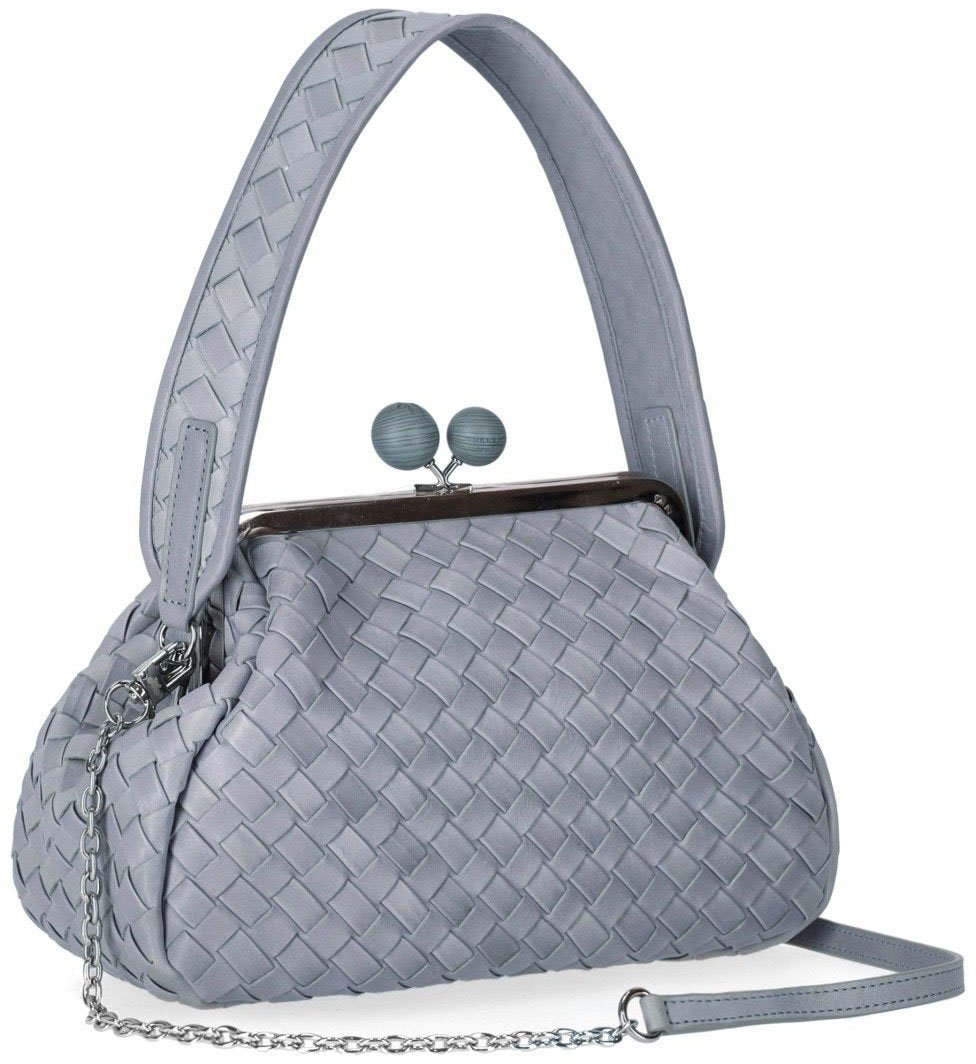 Max Mara MAX MARA WEEKEND PASTICCINO PANCIA MEDIUM NUVOLA CLUTCH Lichtblauw