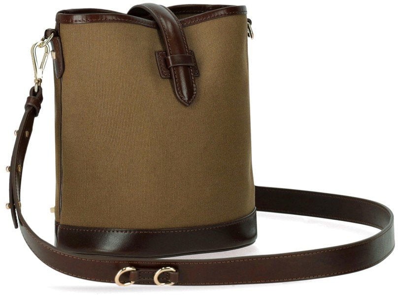 Max Mara MAX MARA WEEKEND VASAIO BRONZE BUCKET BAG Beige