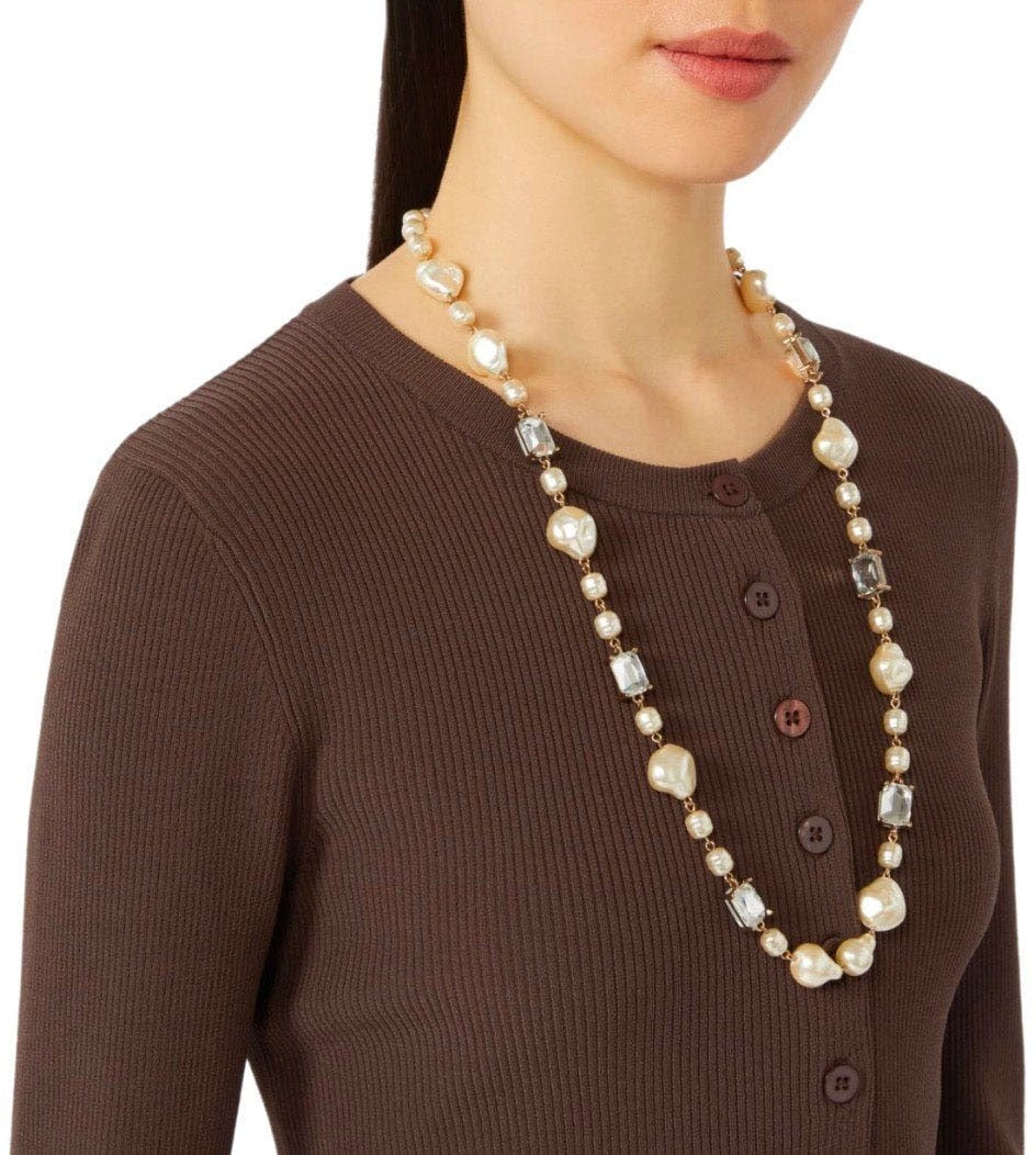 Max Mara MAX MARA WEEKEND CRESO IVORY NECKLACE Wit