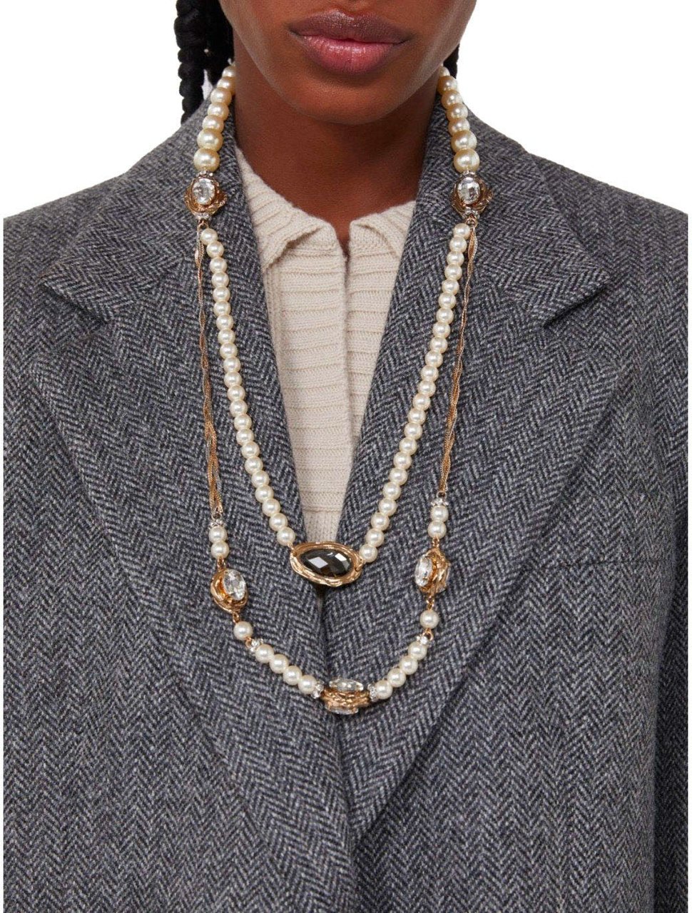 Max Mara MAX MARA WEEKEND OMBROSA NECKLACE Wit