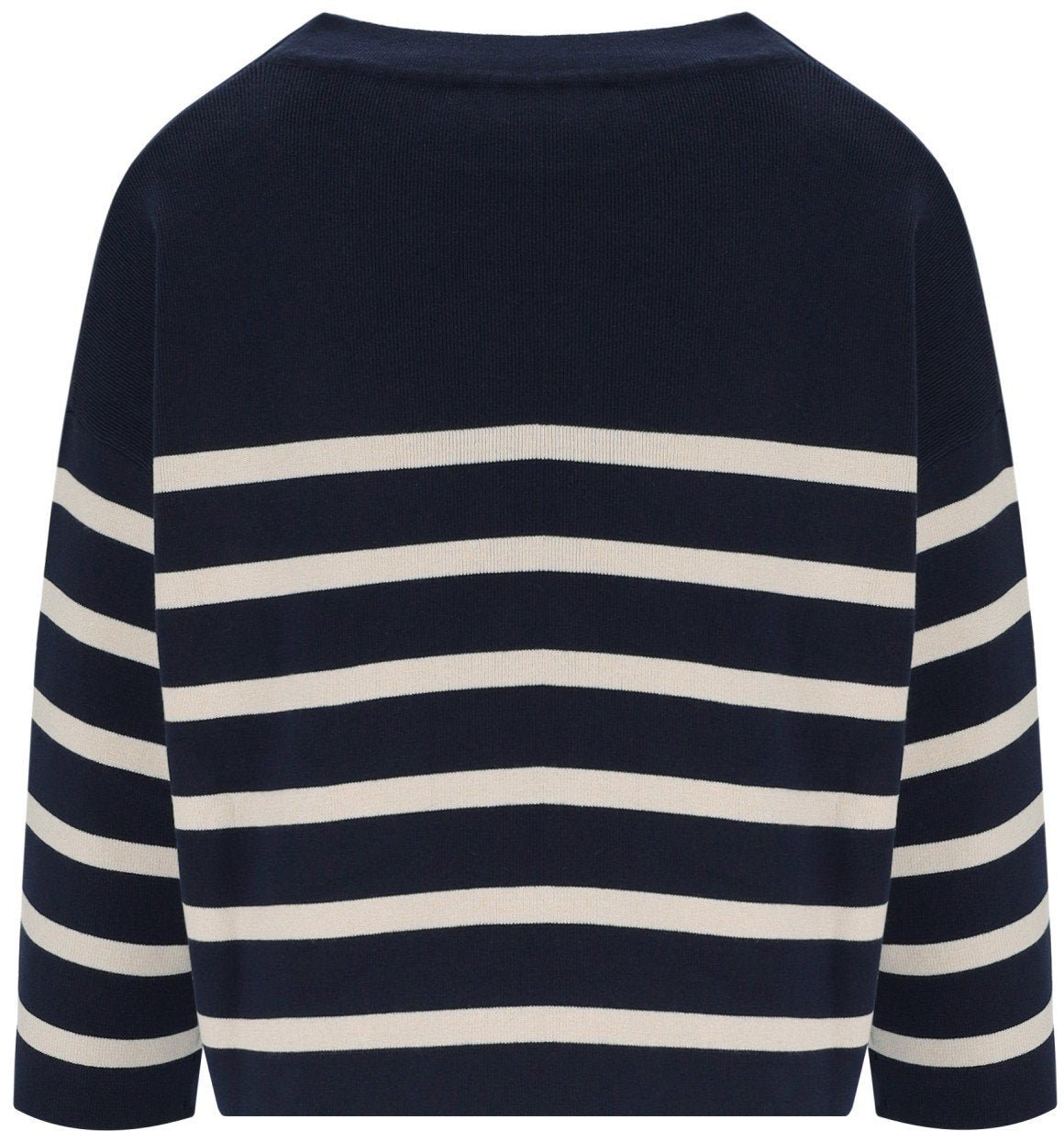 Max Mara MAX MARA WEEKEND PINIDE NAVY CROPPED PULLOVER Blauw