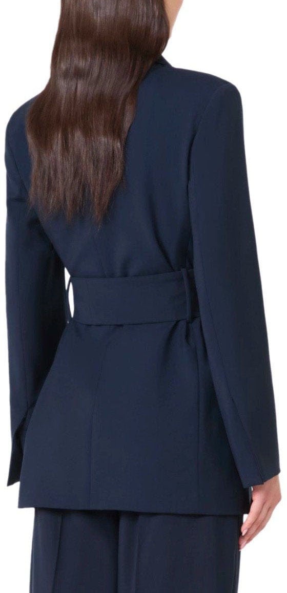 Max Mara MAX MARA WEEKEND TESO BELTED BLAZER Blauw