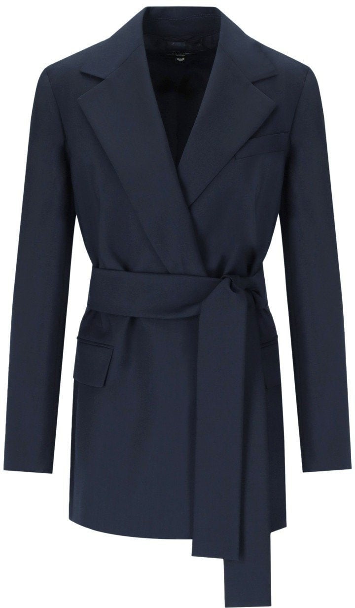 Max Mara MAX MARA WEEKEND TESO BELTED BLAZER Blauw