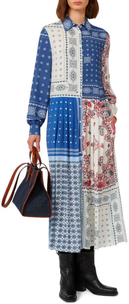 Max Mara MAX MARA WEEKEND ZUAI MULTICOLORED SHIRT DRESS Divers