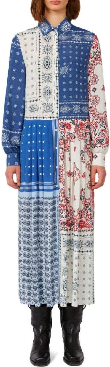 Max Mara MAX MARA WEEKEND ZUAI MULTICOLORED SHIRT DRESS Divers
