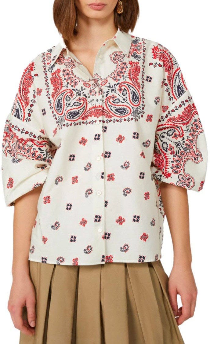 Max Mara MAX MARA WEEKEND ADDA IVORY SHIRT Wit