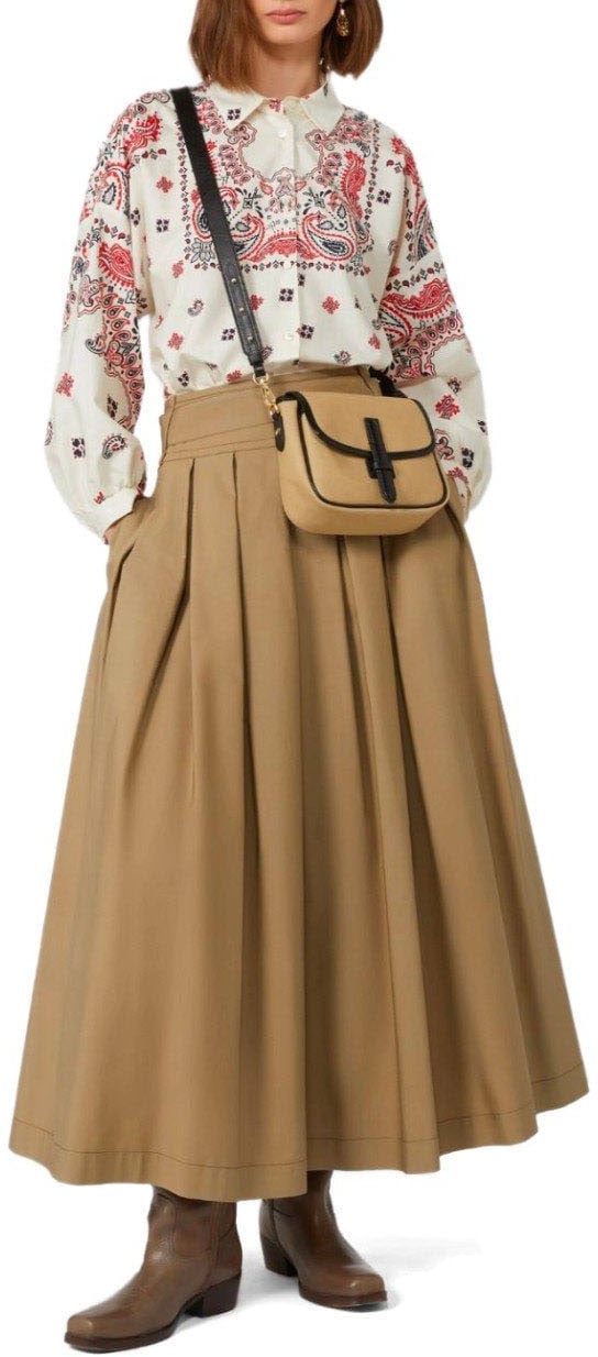 Max Mara MAX MARA WEEKEND ADDA IVORY SHIRT Wit