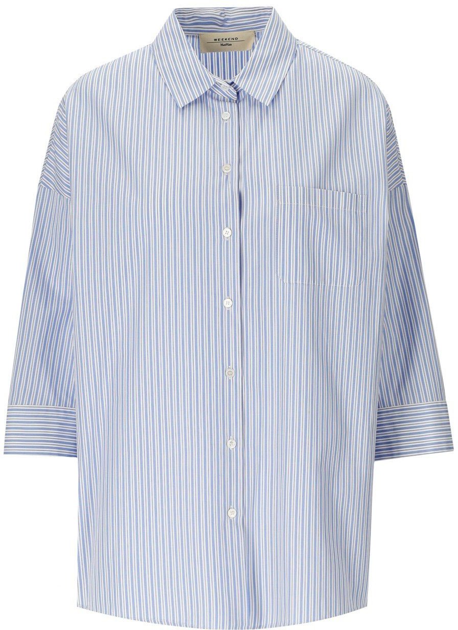 Max Mara MAX MARA WEEKEND GIRALDA LIGHT BLUE SHIRT Divers