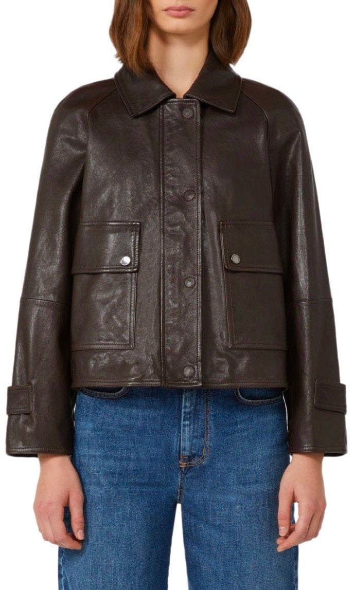 Max Mara MAX MARA WEEKEND BERBICE DARK JACKET Bruin
