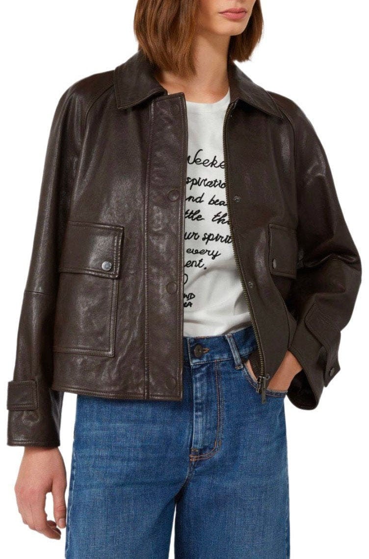 Max Mara MAX MARA WEEKEND BERBICE DARK JACKET Bruin