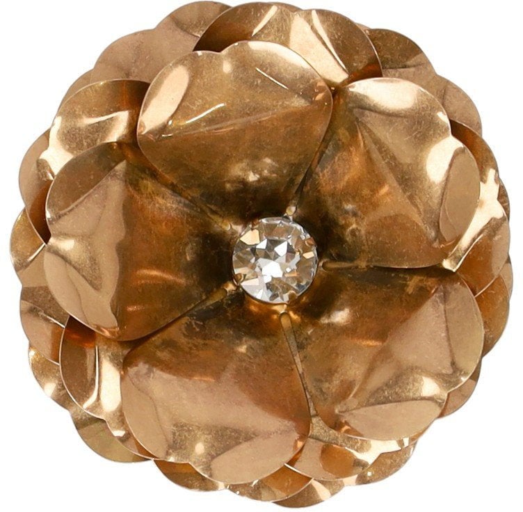 Max Mara MAX MARA WEEKEND CIVADA BRONZE BROOCH Bruin
