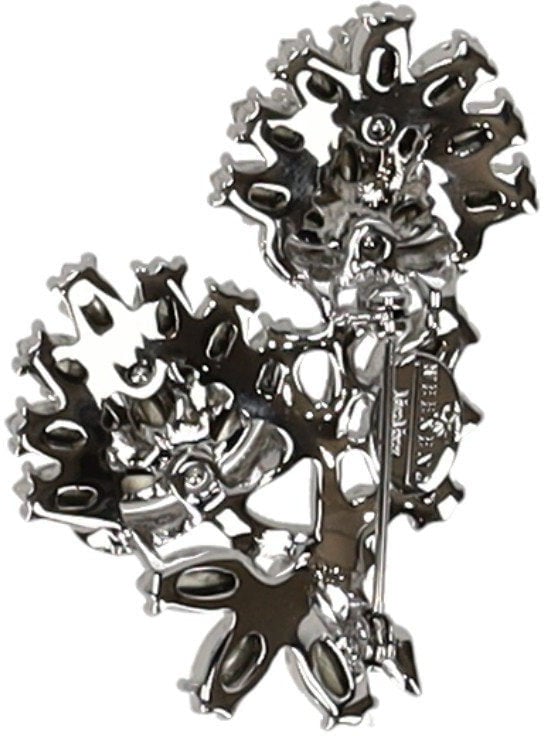 Max Mara MAX MARA WEEKEND CIVADA FLOWER BROOCH Zilver