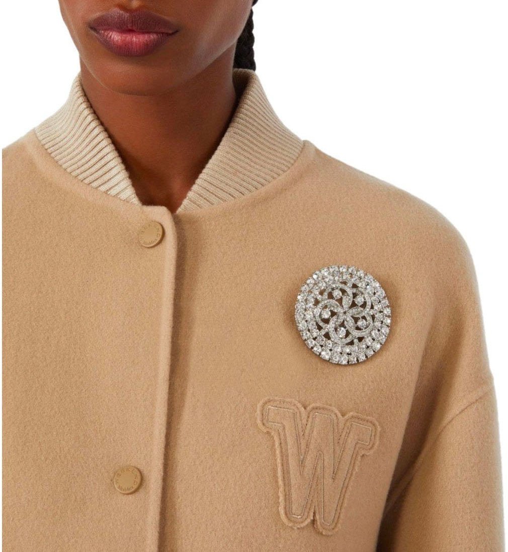 Max Mara MAX MARA WEEKEND CIVADA BROOCH Zilver