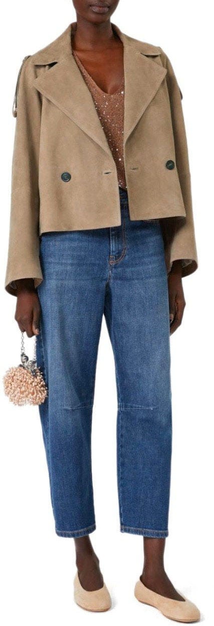 Max Mara MAX MARA WEEKEND MAGA CROPPED TRENCH Beige