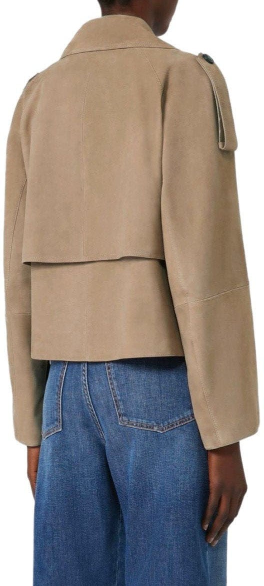 Max Mara MAX MARA WEEKEND MAGA CROPPED TRENCH Beige